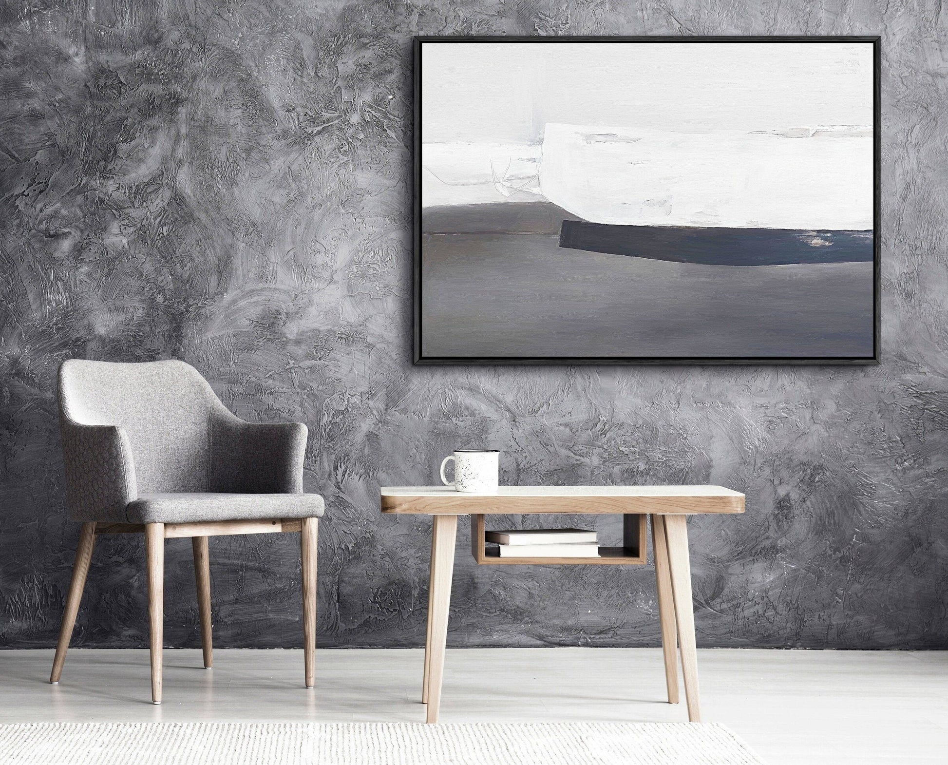 EasySuger Abstract framed Canvas Wall Art, Large Gallery Wall Art, Modern wall art for bedroom and living room