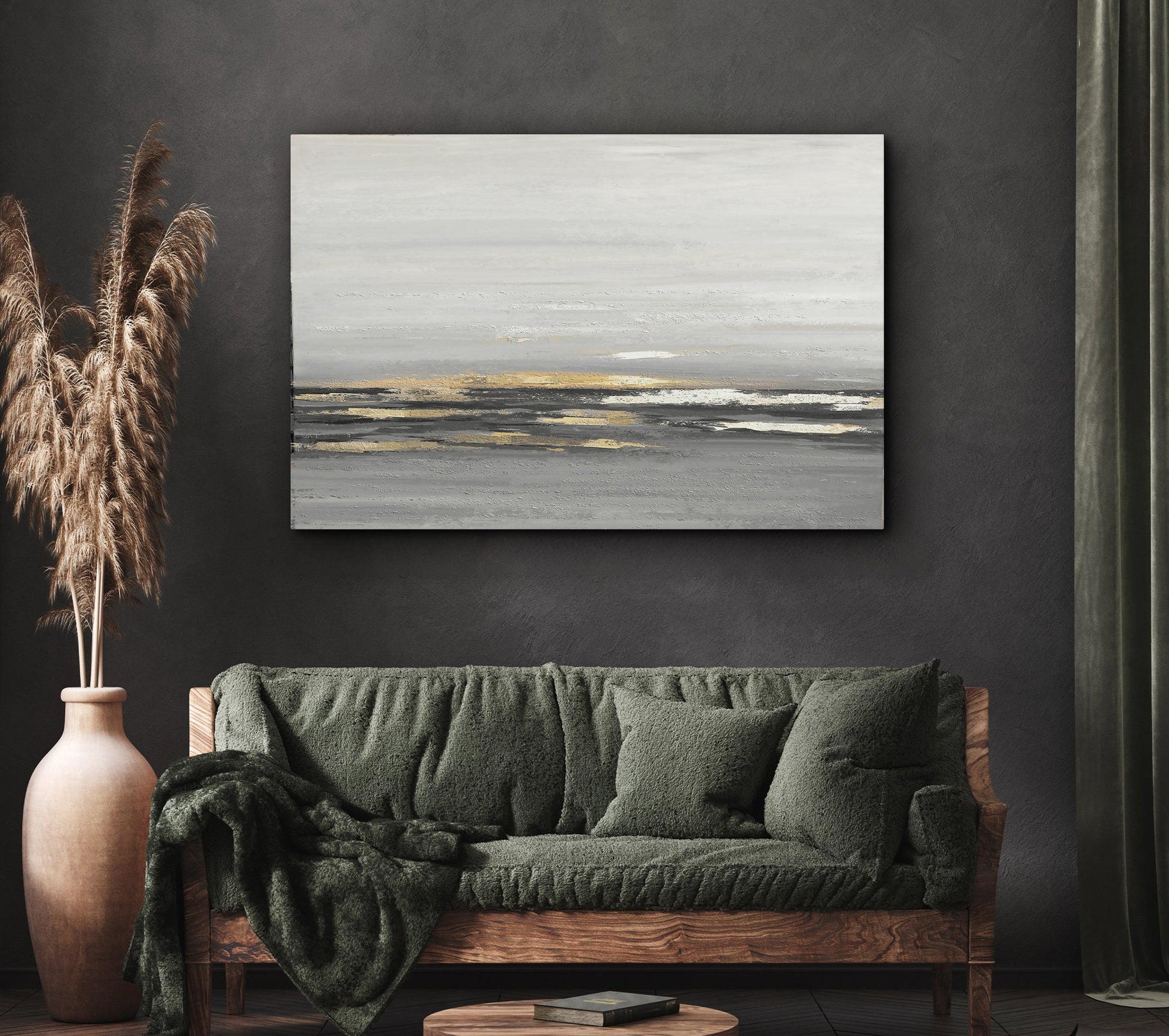 EasySuger Abstract framed Canvas Wall Art, Large Gallery Wall Art, Modern wall art for bedroom and living room