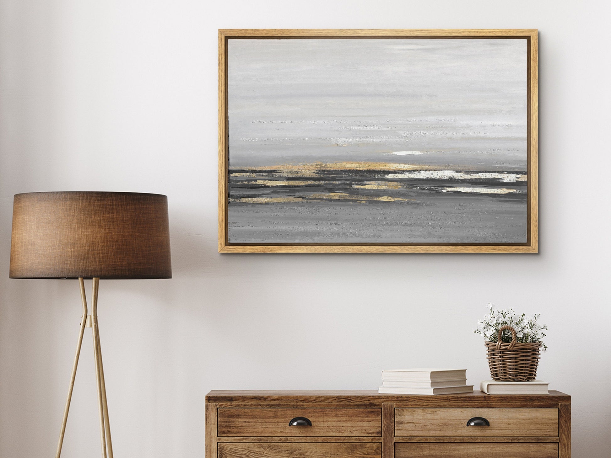 EasySuger Abstract framed Canvas Wall Art, Large Gallery Wall Art, Modern wall art for bedroom and living room