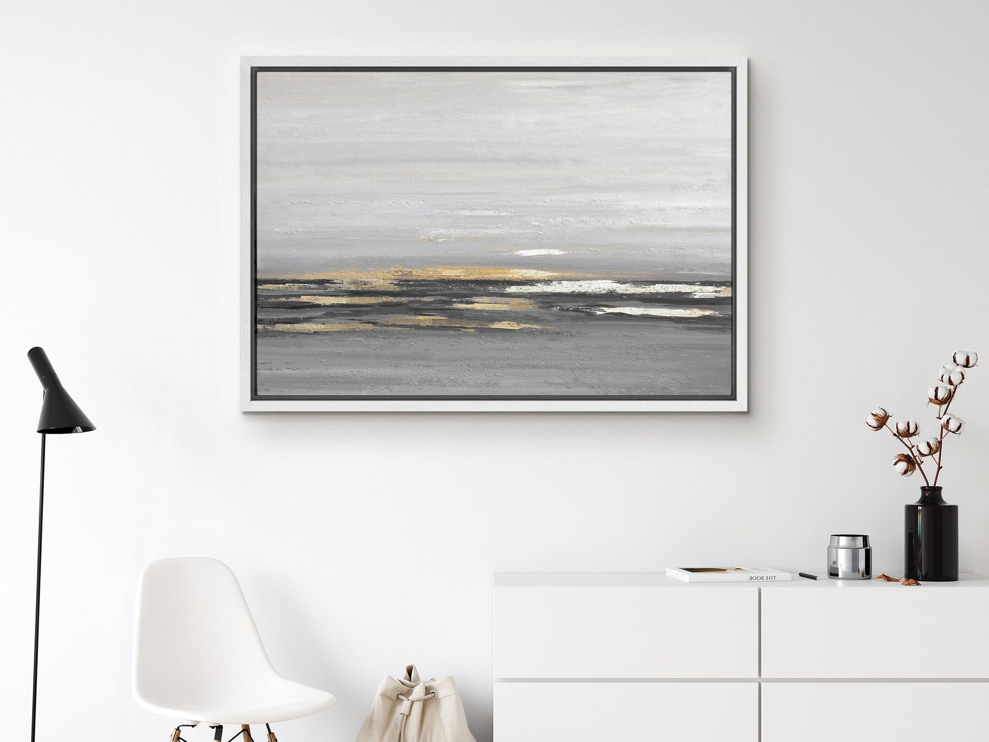 EasySuger Abstract framed Canvas Wall Art, Large Gallery Wall Art, Modern wall art for bedroom and living room