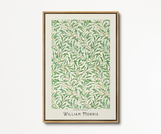 SouthandArt Modern Wall art, William Morris Framed Canvas Art print with hanging kit