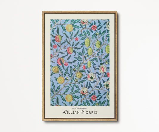 SouthandArt Modern Wall art, William Morris Framed Canvas Art print with hanging kit