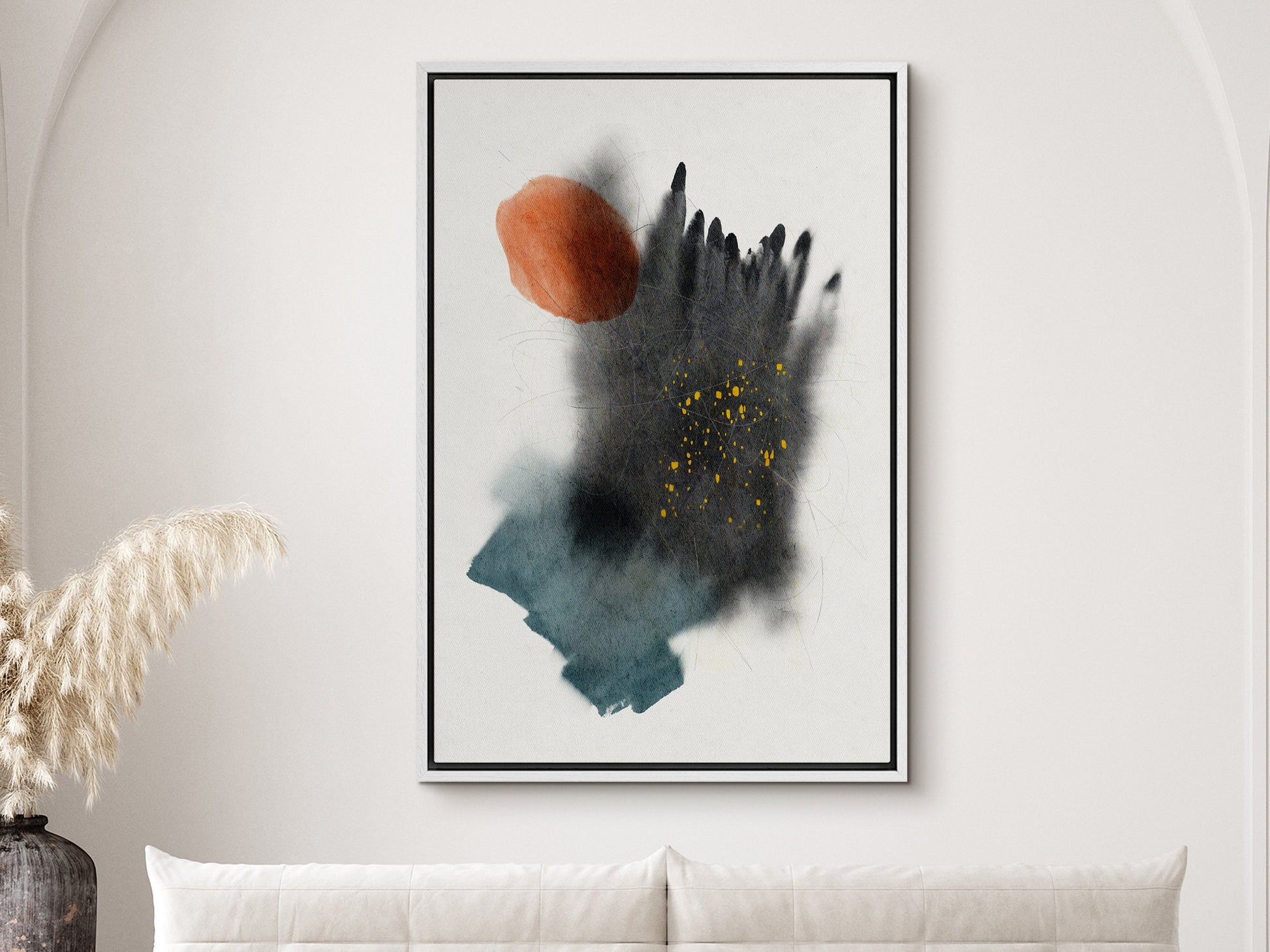 EasySuger Abstract framed Canvas Wall Art, Large Gallery Wall Art, Modern wall art for bedroom and living room