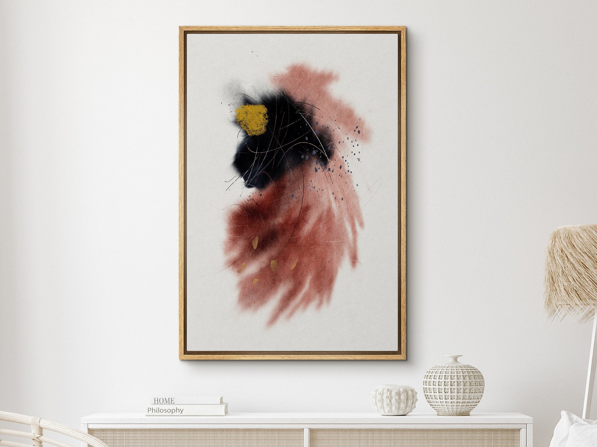 EasySuger Abstract framed Canvas Wall Art, Large Gallery Wall Art, Modern wall art for bedroom and living room