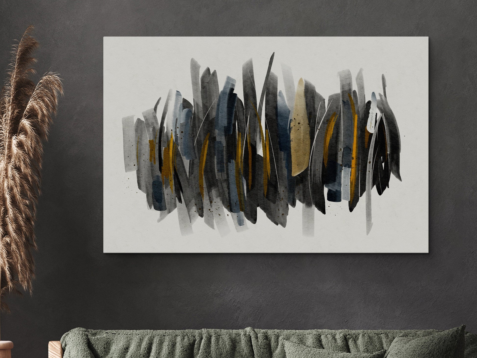 EasySuger Abstract framed Canvas Wall Art, Large Gallery Wall Art, Modern wall art for bedroom and living room