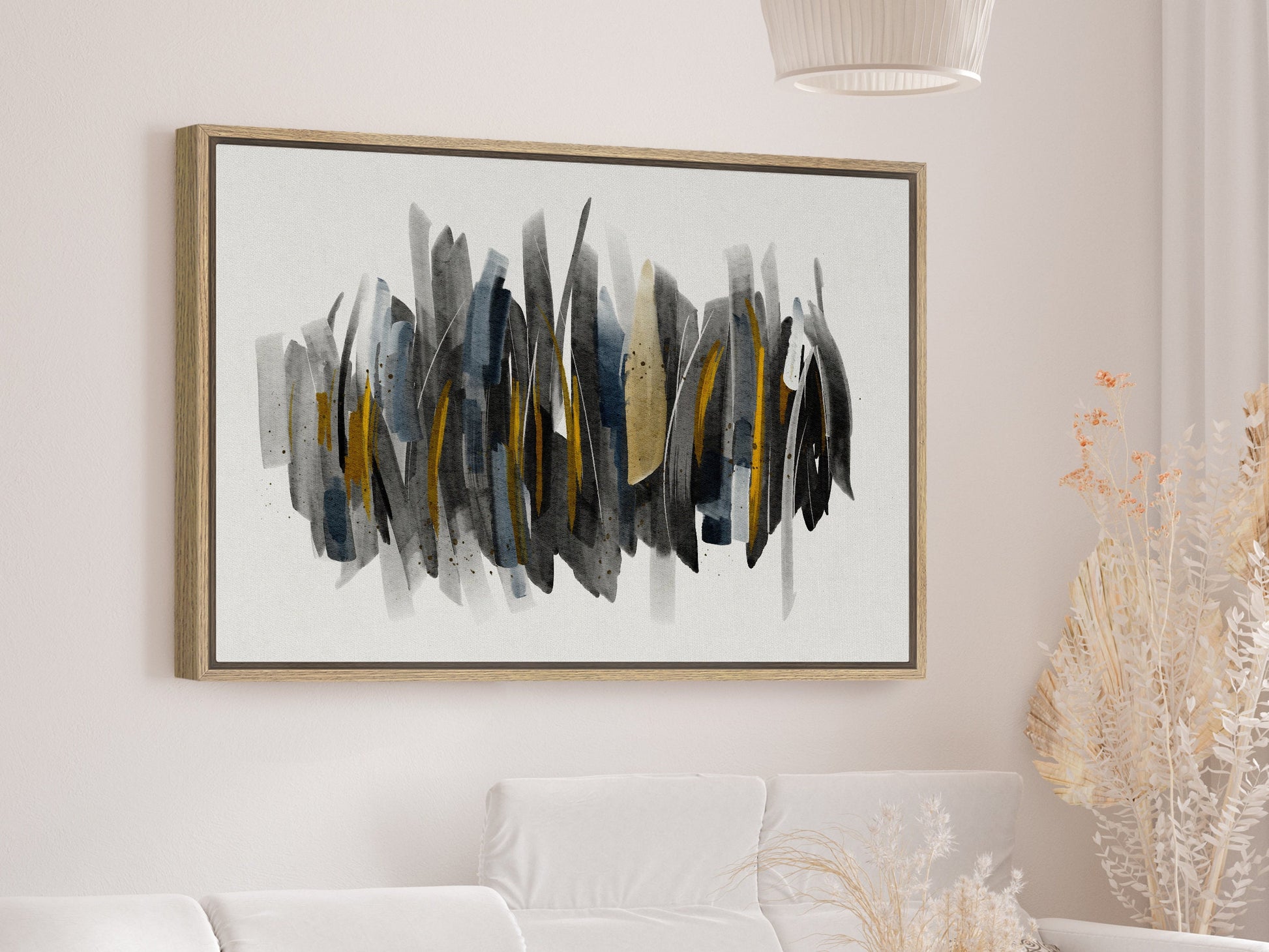 EasySuger Abstract framed Canvas Wall Art, Large Gallery Wall Art, Modern wall art for bedroom and living room