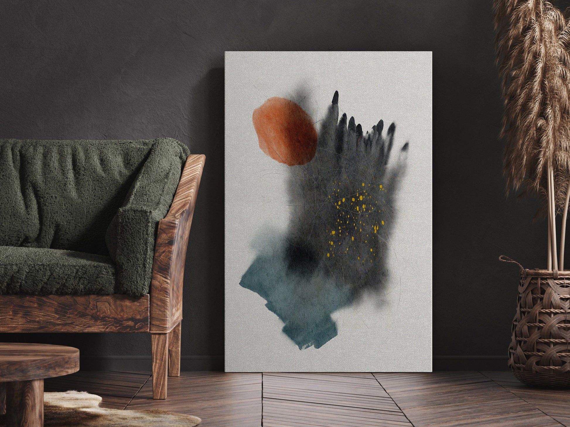 EasySuger Abstract framed Canvas Wall Art, Large Gallery Wall Art, Modern wall art for bedroom and living room