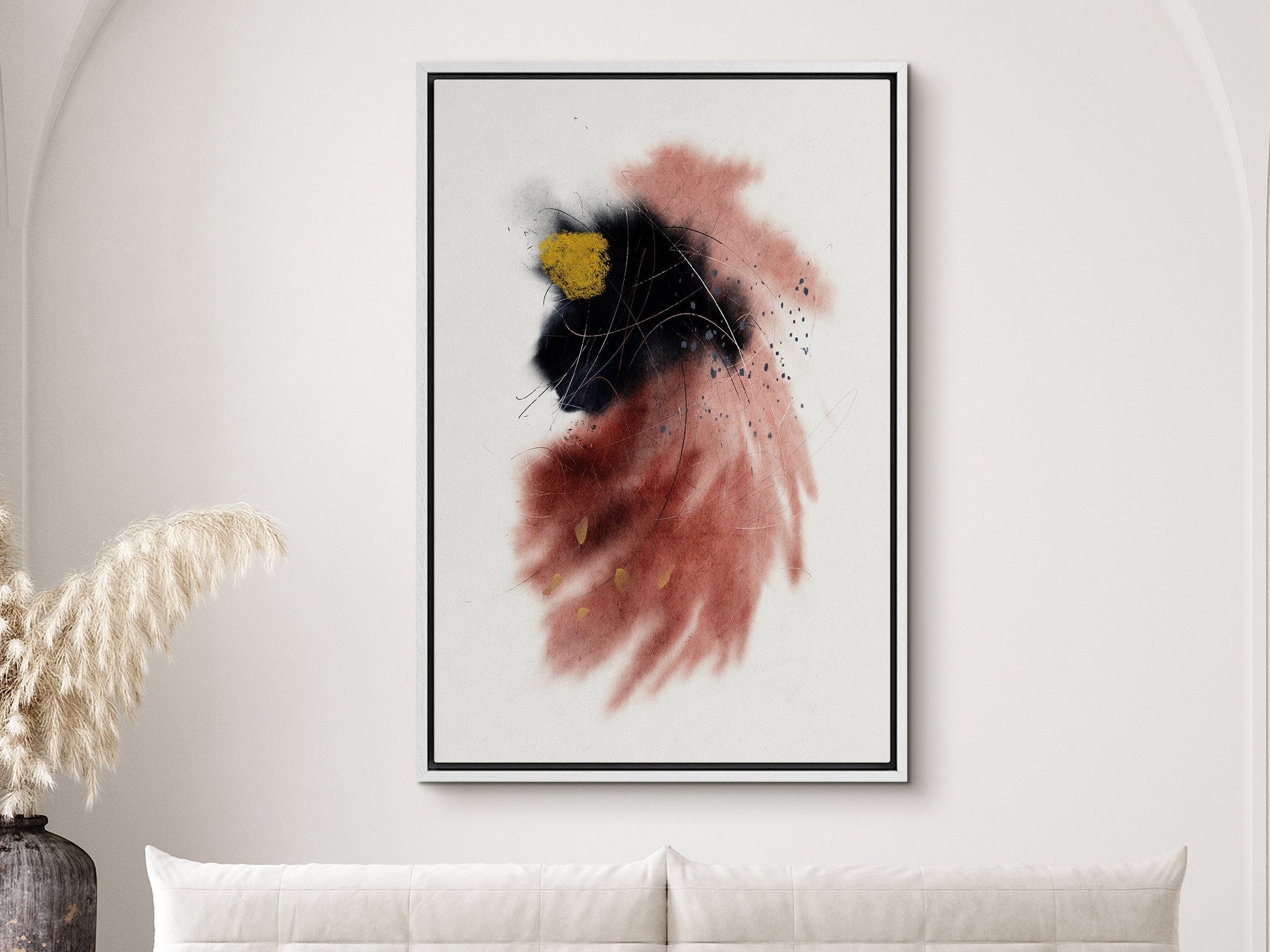 EasySuger Abstract framed Canvas Wall Art, Large Gallery Wall Art, Modern wall art for bedroom and living room