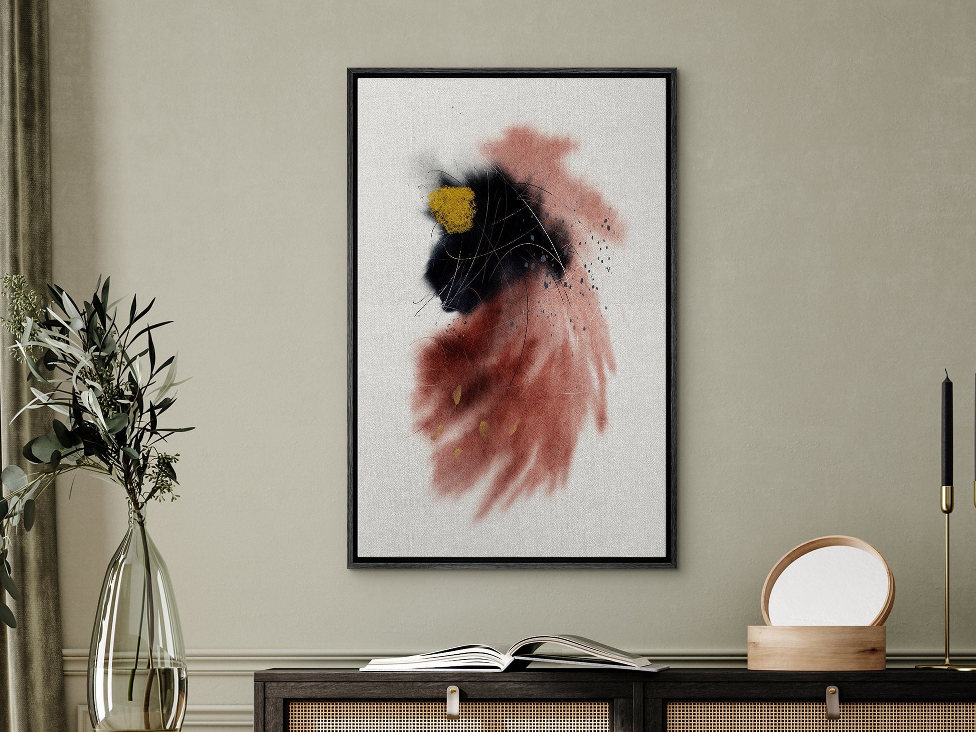 EasySuger Abstract framed Canvas Wall Art, Large Gallery Wall Art, Modern wall art for bedroom and living room