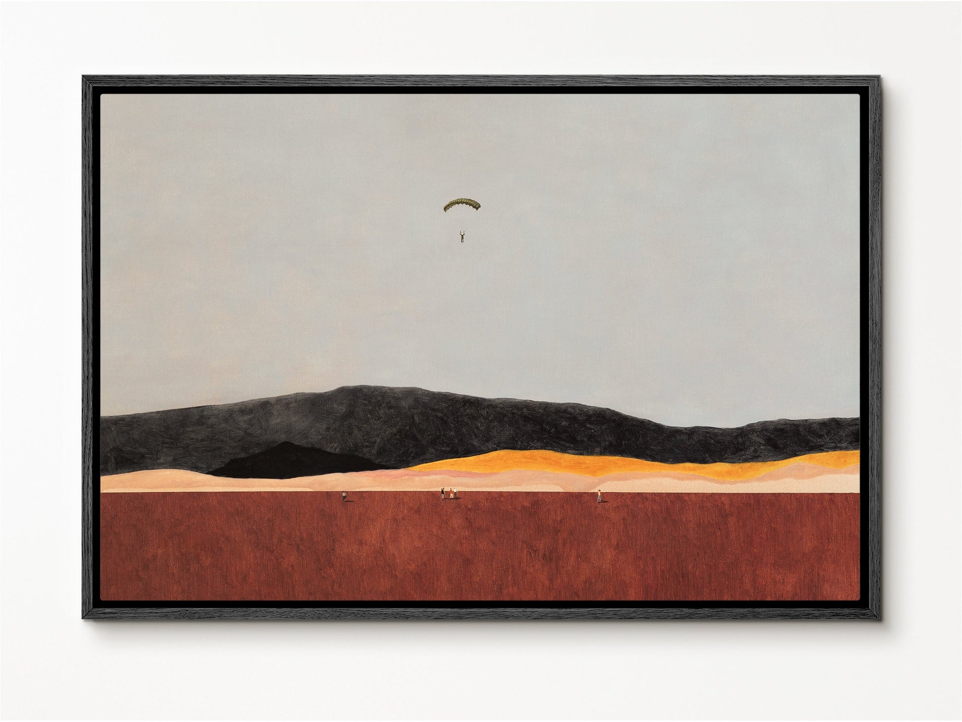 EasySuger Minimalist Landscape Wall art | Framed Canvas Print Art with hanging kit