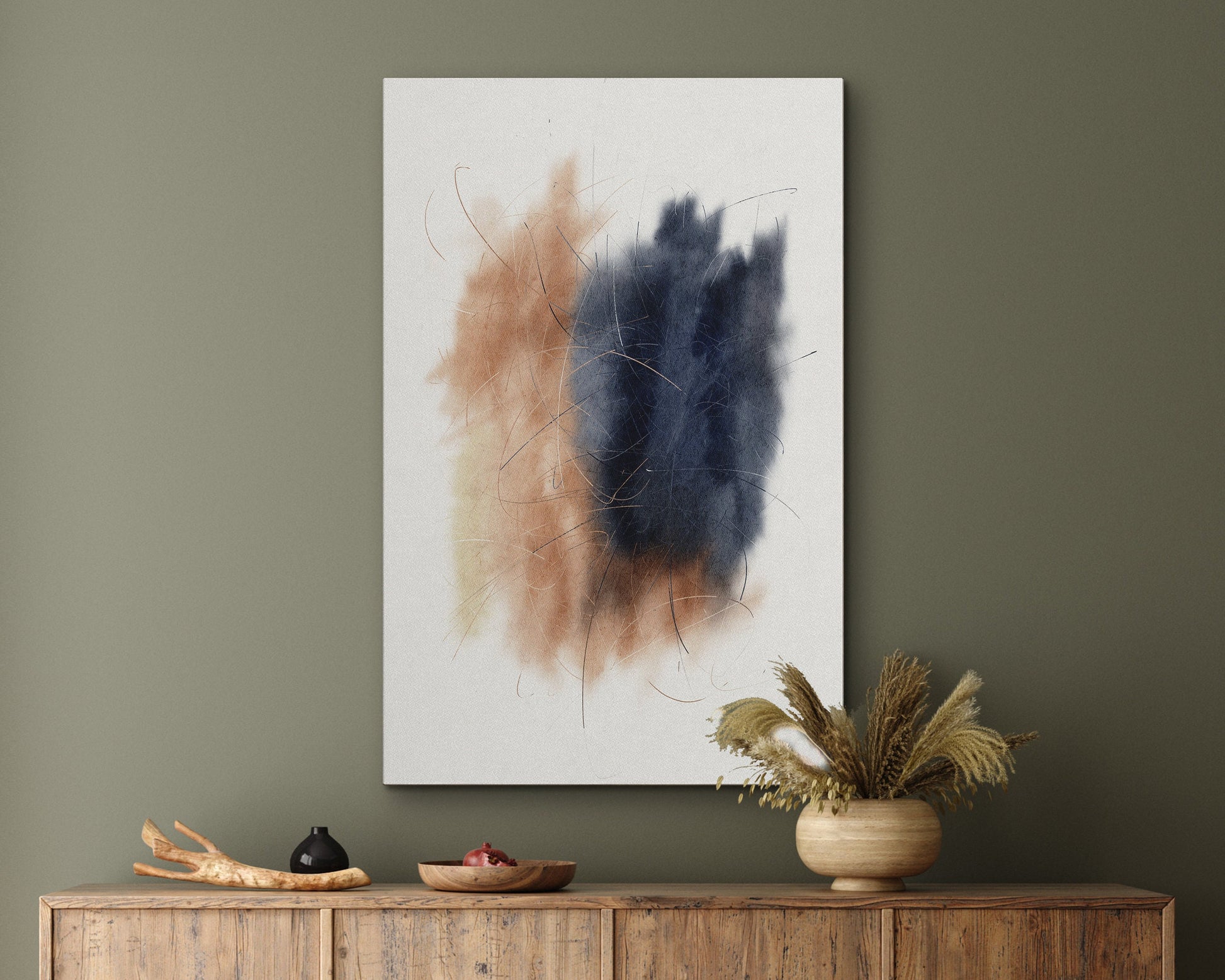 EasySuger Abstract framed Canvas Wall Art, Large Gallery Wall Art, Modern wall art for bedroom and living room