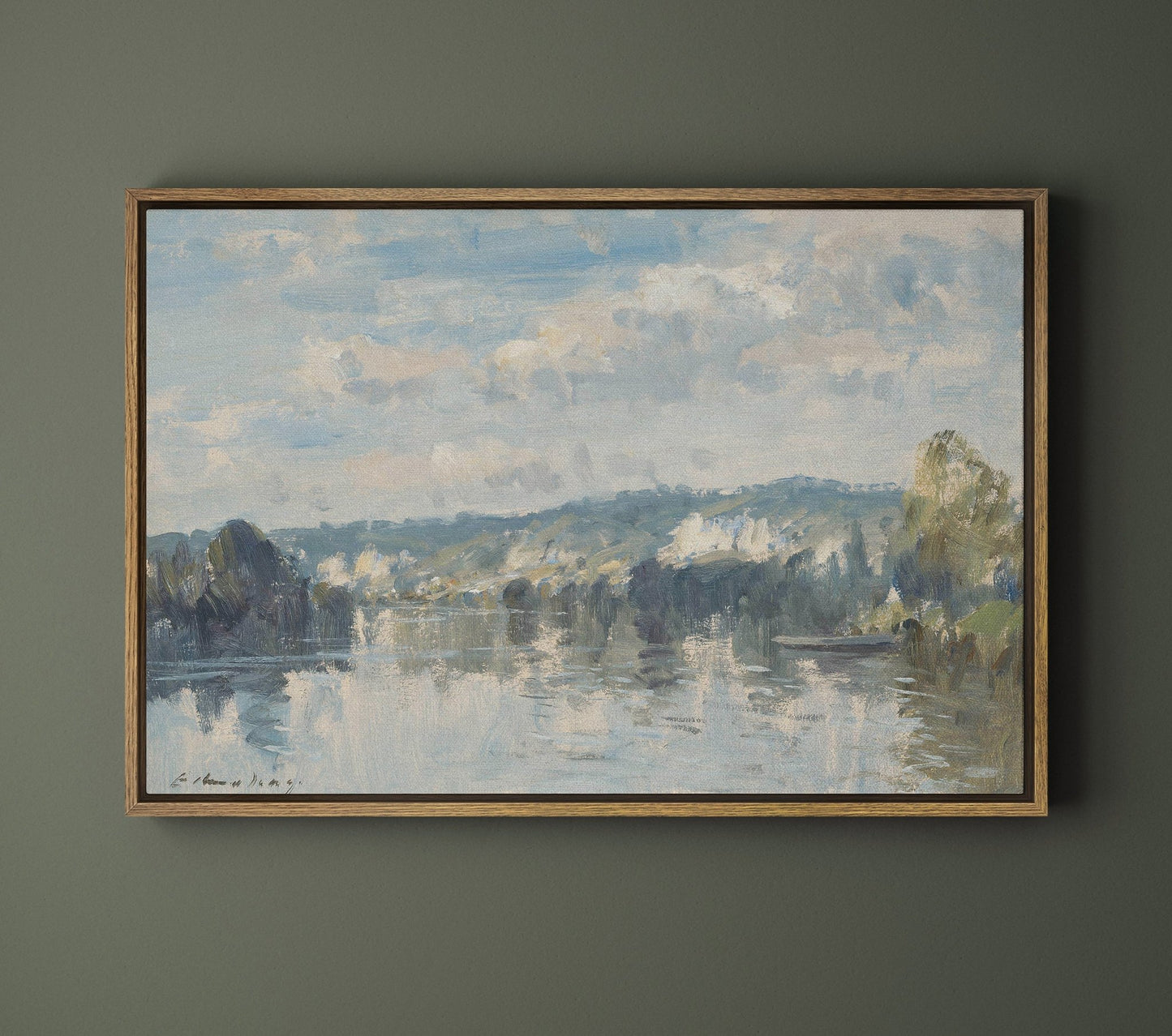 Impression Lake - EasySugerImpression LakeFramed Canvas PrintsEasySugerEasySugerImpression Lake24x16Light