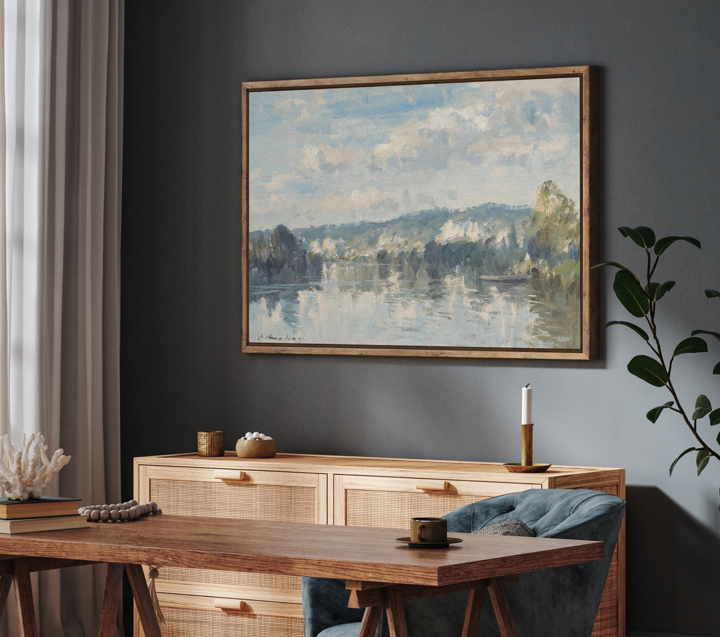 Impression Lake - EasySugerImpression LakeFramed Canvas PrintsEasySugerEasySugerImpression Lake24x16Natural