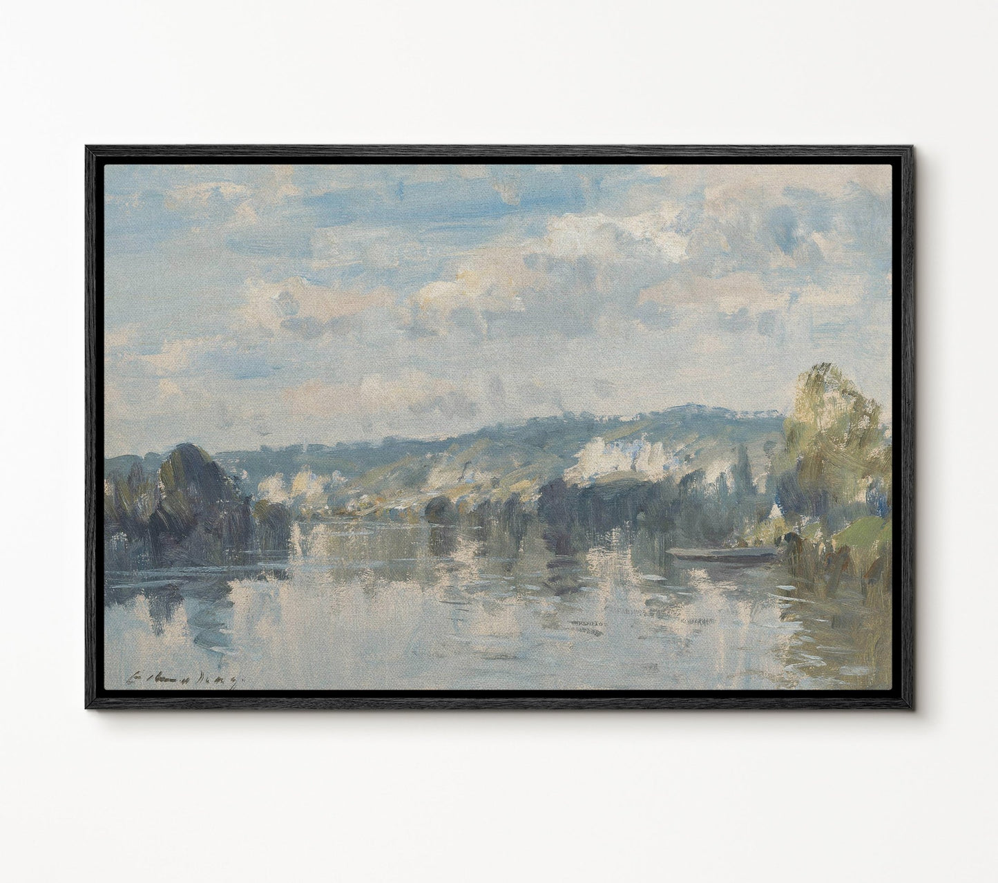 Impression Lake - EasySugerImpression LakeFramed Canvas PrintsEasySugerEasySugerImpression Lake24x16Black