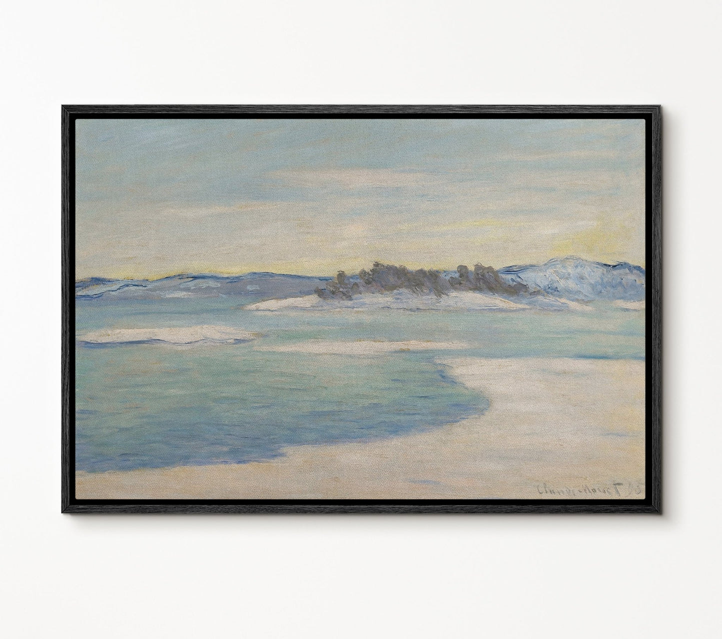 Impression Lake II - EasySugerImpression Lake IIFramed Canvas PrintsEasySugerEasySugerImpression Lake II24x16Black
