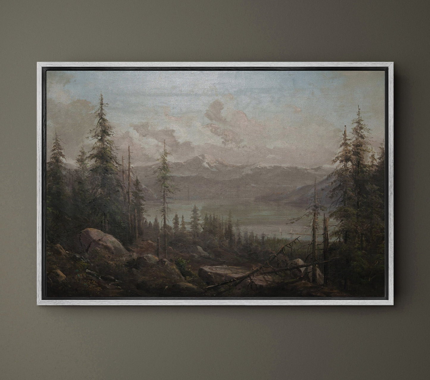 Vintage Country Landscape III - EasySugerVintage Country Landscape IIIFramed Canvas PrintsEasySugerEasySugerVintage Country Landscape III24x16Light
