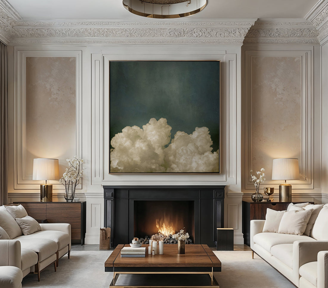 How to Decorate a Living Room with Flower Canvas Wall Art