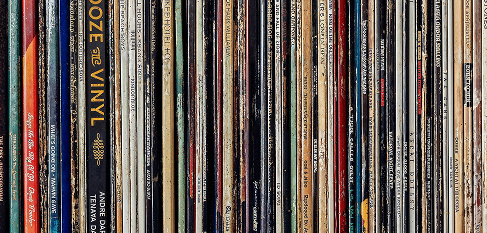 Retro Record Spines