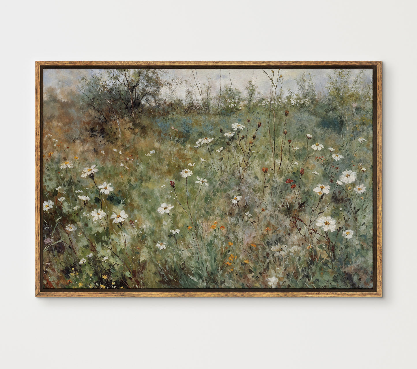 Vintage Wildflowers field