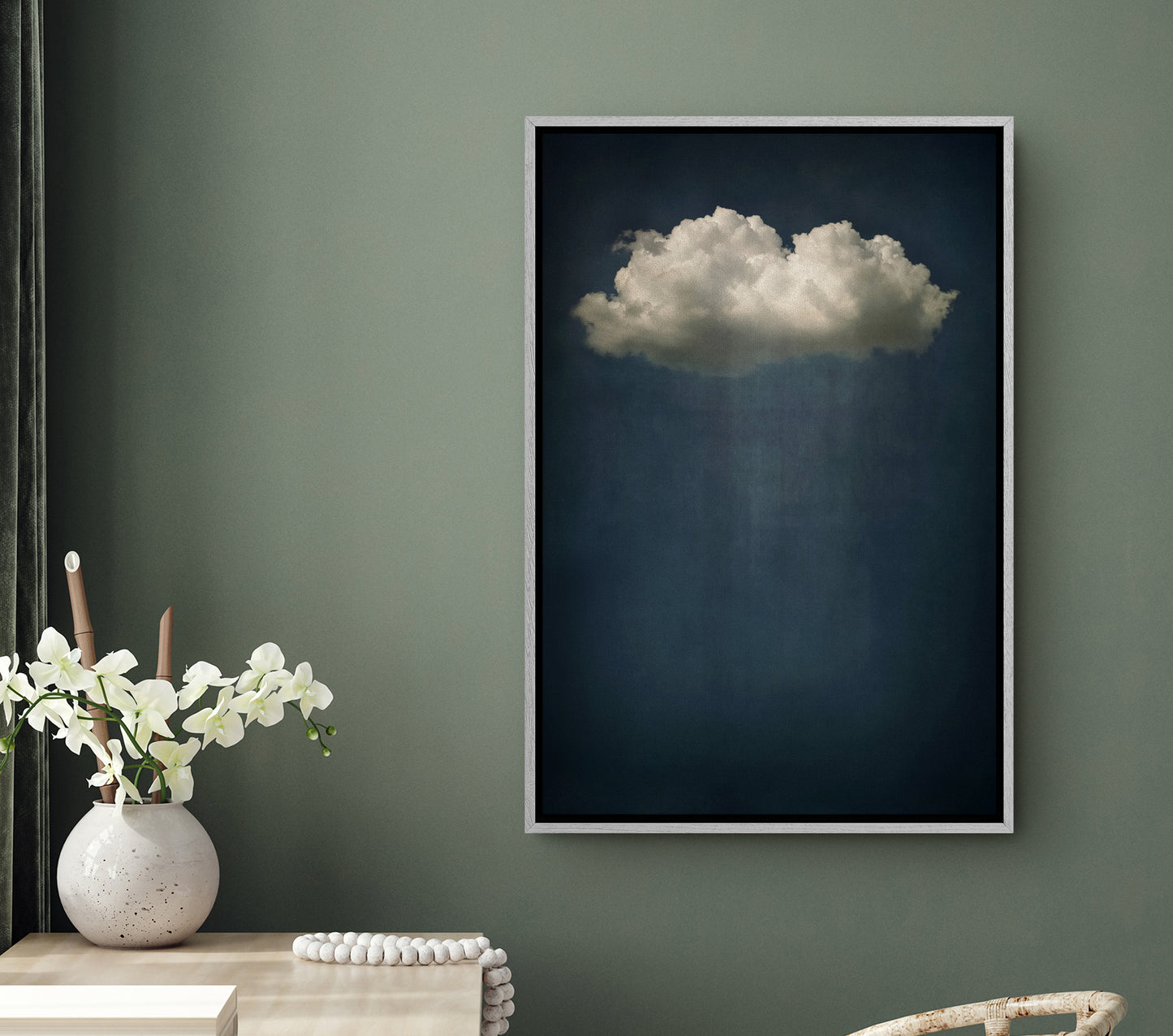 Moody Clouds | Premuim Framed Canvas Print | CL22