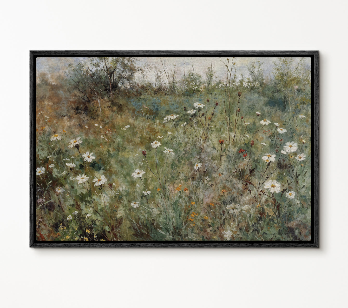 Vintage Wildflowers field