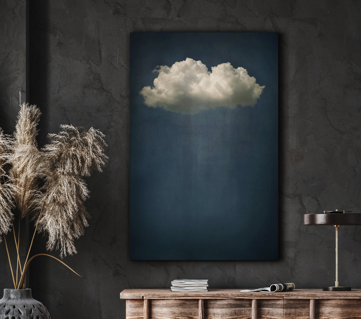 Moody Clouds | Premuim Framed Canvas Print | CL22