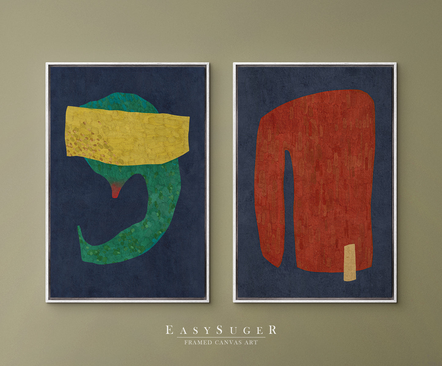 EasySuger 2 Panels Modern Art