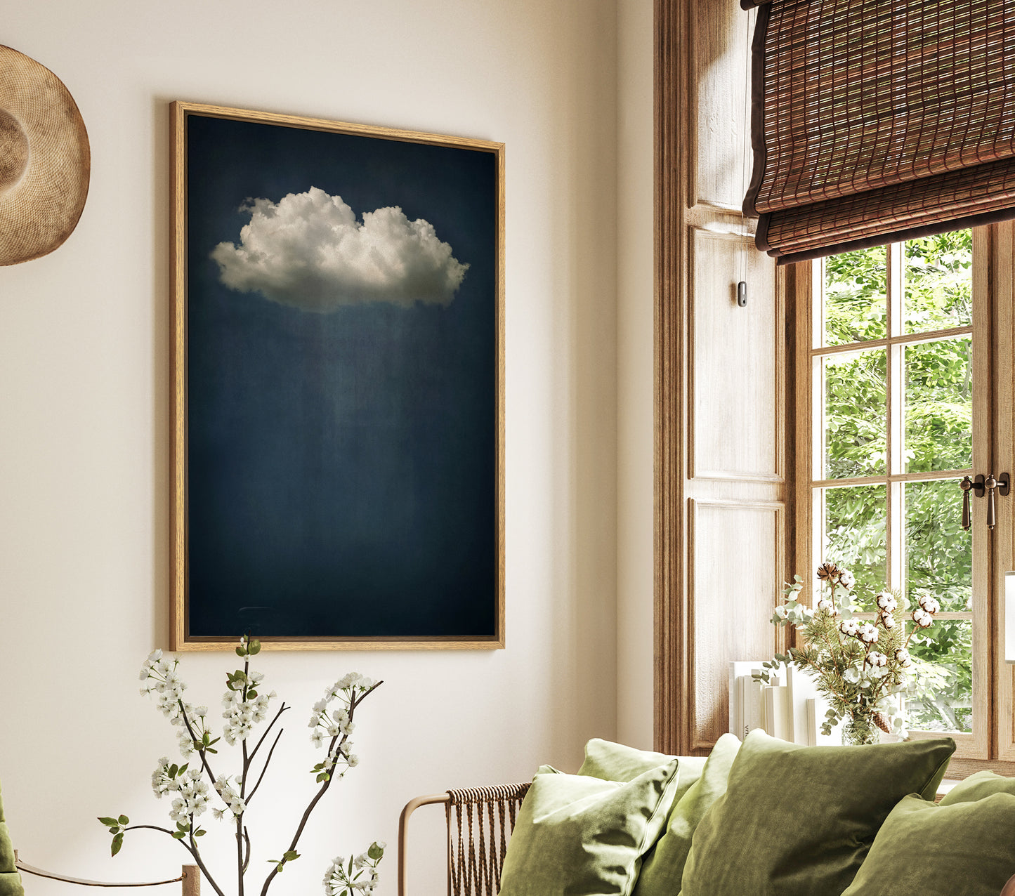 Moody Clouds | Premuim Framed Canvas Print | CL22