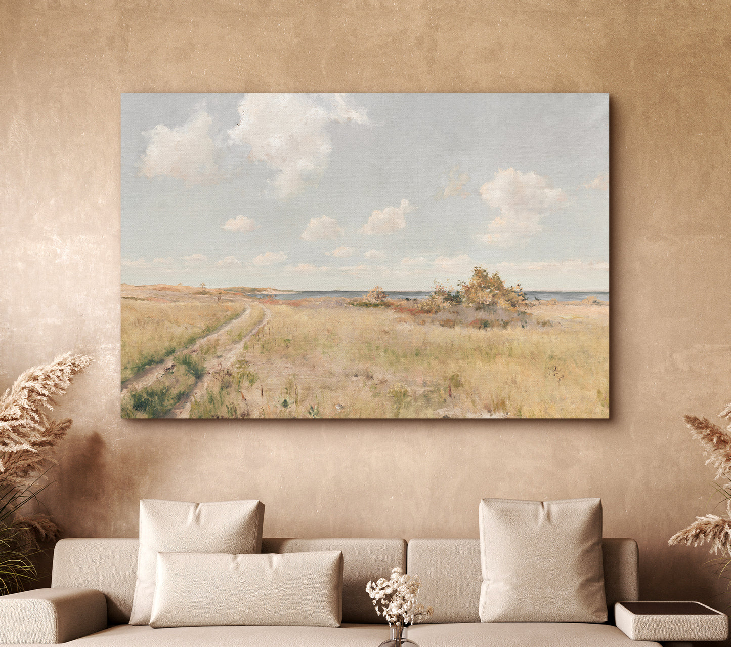 Vintage Oil painting Landscape Wall Art Print | VT99