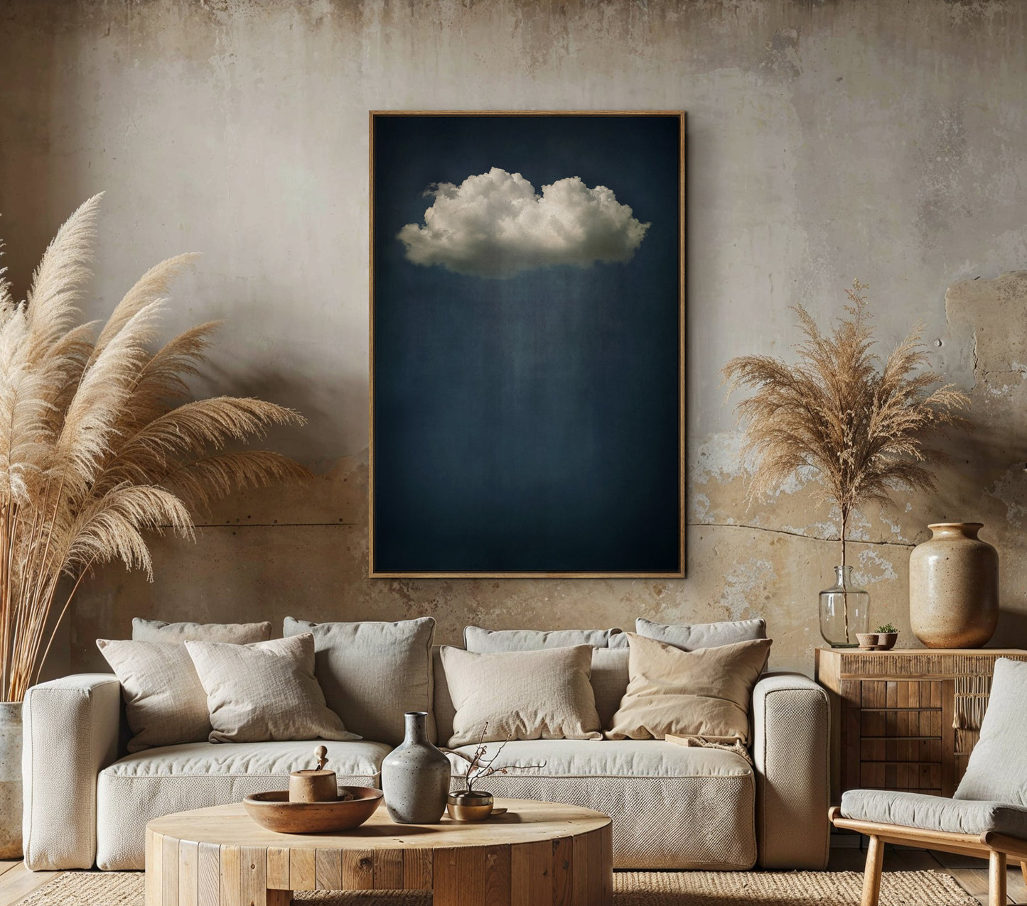 Moody Clouds | Premuim Framed Canvas Print | CL22