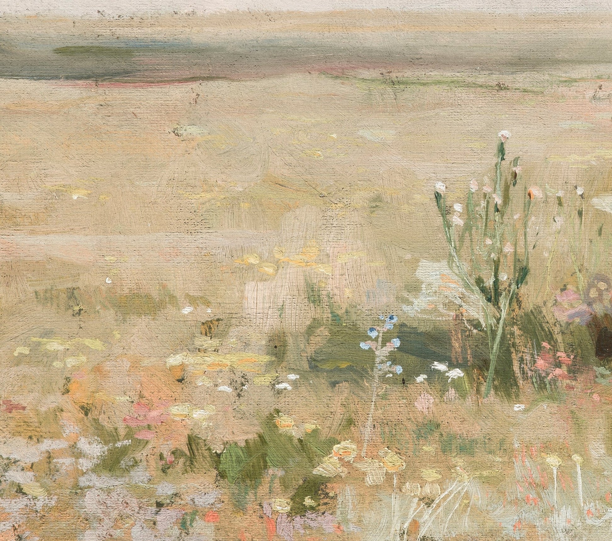 Abstract Wildflowers field - EasySugerAbstract Wildflowers fieldFramed Canvas PrintsEasySugerEasySugerAbstract Wildflowers field24x16Walnut