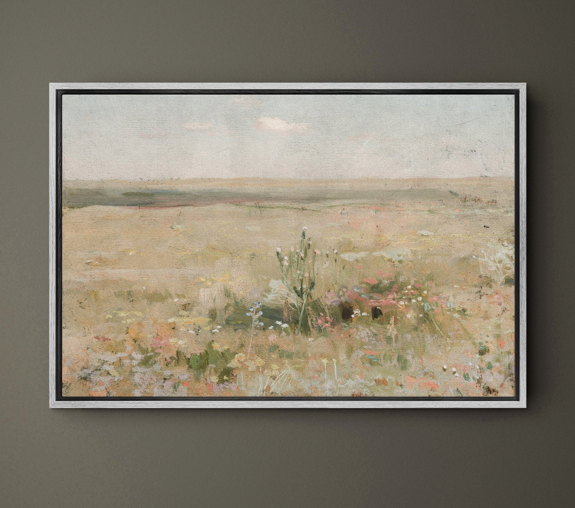 Abstract Wildflowers field - EasySugerAbstract Wildflowers fieldFramed Canvas PrintsEasySugerEasySugerAbstract Wildflowers field24x16Light