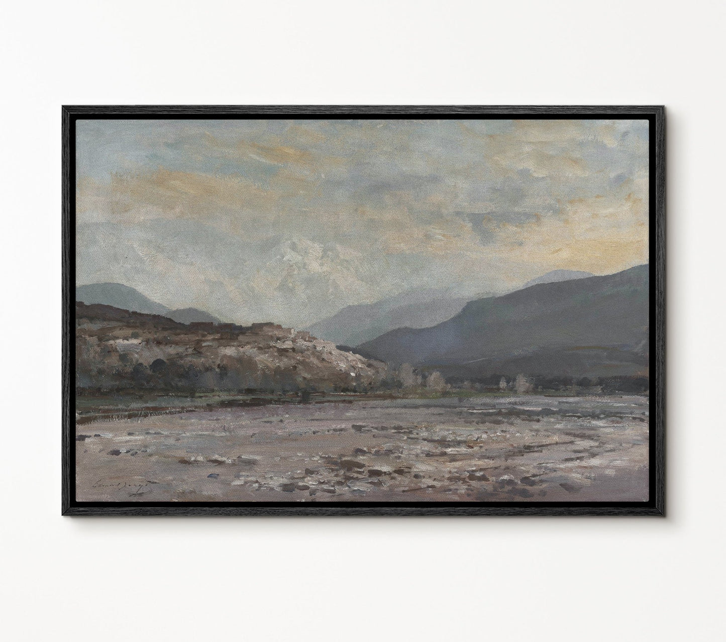 Antique Landscape II - EasySugerAntique Landscape IIFramed Canvas PrintsEasySugerEasySugerAntique Landscape II24x16Black