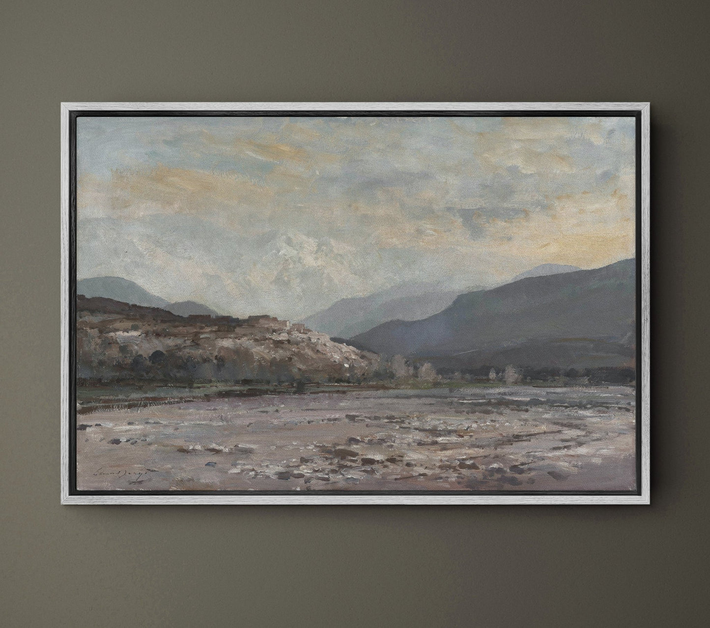 Antique Landscape II - EasySugerAntique Landscape IIFramed Canvas PrintsEasySugerEasySugerAntique Landscape II24x16Light