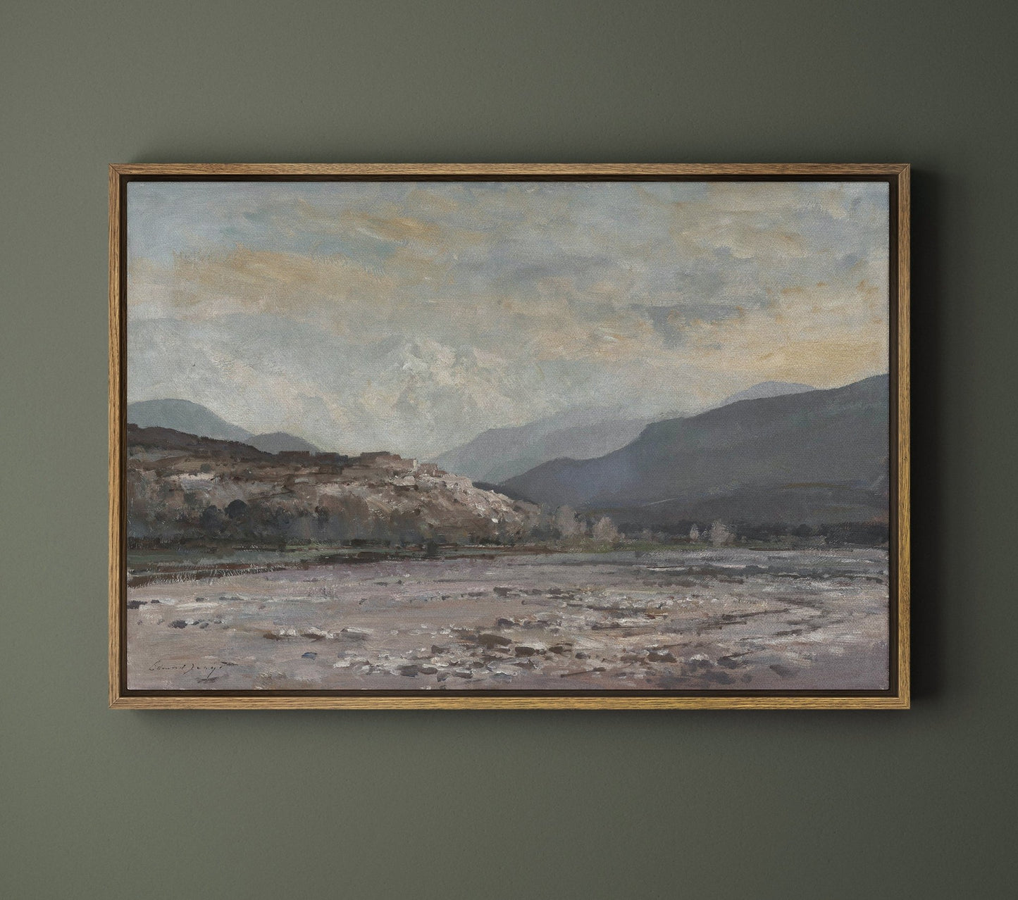 Antique Landscape II - EasySugerAntique Landscape IIFramed Canvas PrintsEasySugerEasySugerAntique Landscape II24x16Natural