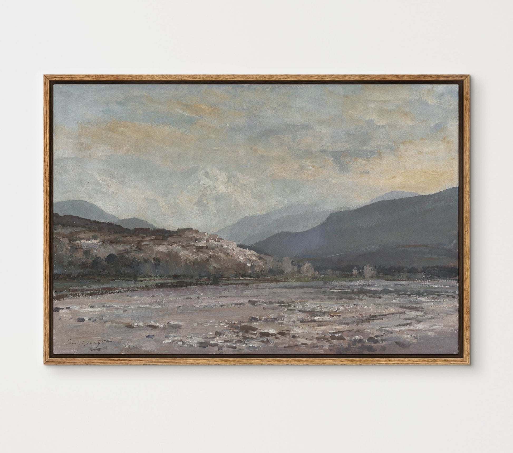 Antique Landscape II - EasySugerAntique Landscape IIFramed Canvas PrintsEasySugerEasySugerAntique Landscape II24x16Natural