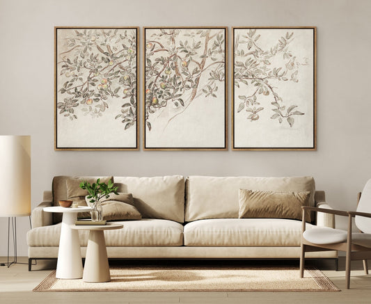 Apple Tree | Set of 3 Antique Art - EasySugerApple Tree | Set of 3 Antique ArtFramed Canvas PrintsEasySugerEasySugerApple Tree | Set of 3 Antique Art3 pieces of 16x24Walnut