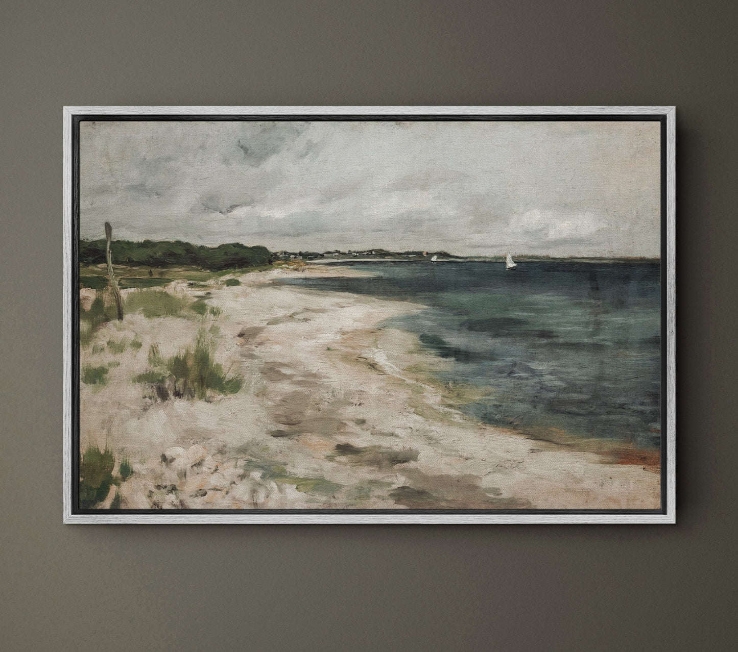 Beach - EasySugerBeachFramed Canvas PrintsEasySugerEasySugerBeach24x16Light