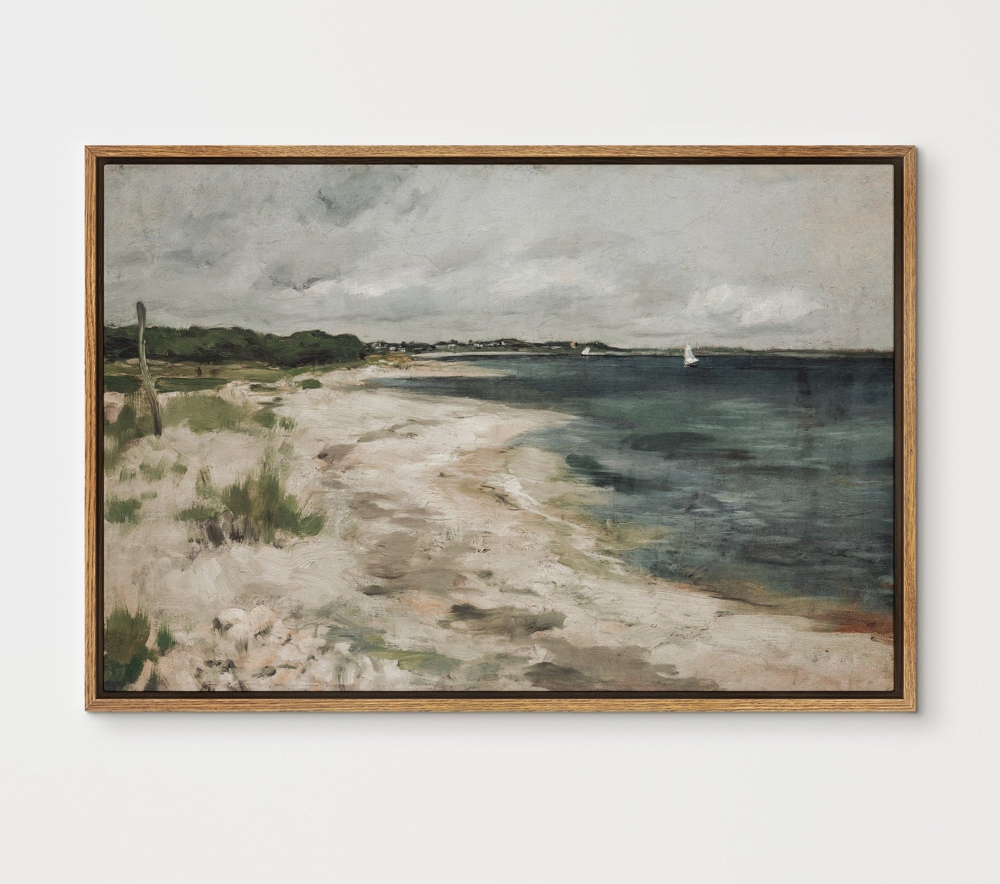 Beach - EasySugerBeachFramed Canvas PrintsEasySugerEasySugerBeach24x16Walnut