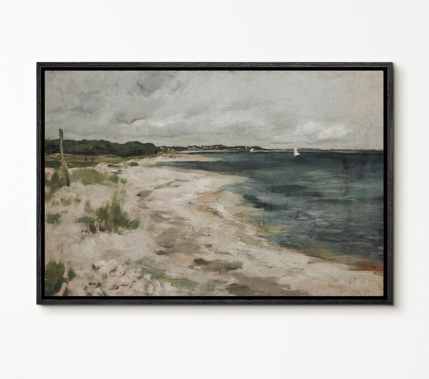 Beach - EasySugerBeachFramed Canvas PrintsEasySugerEasySugerBeach24x16Black