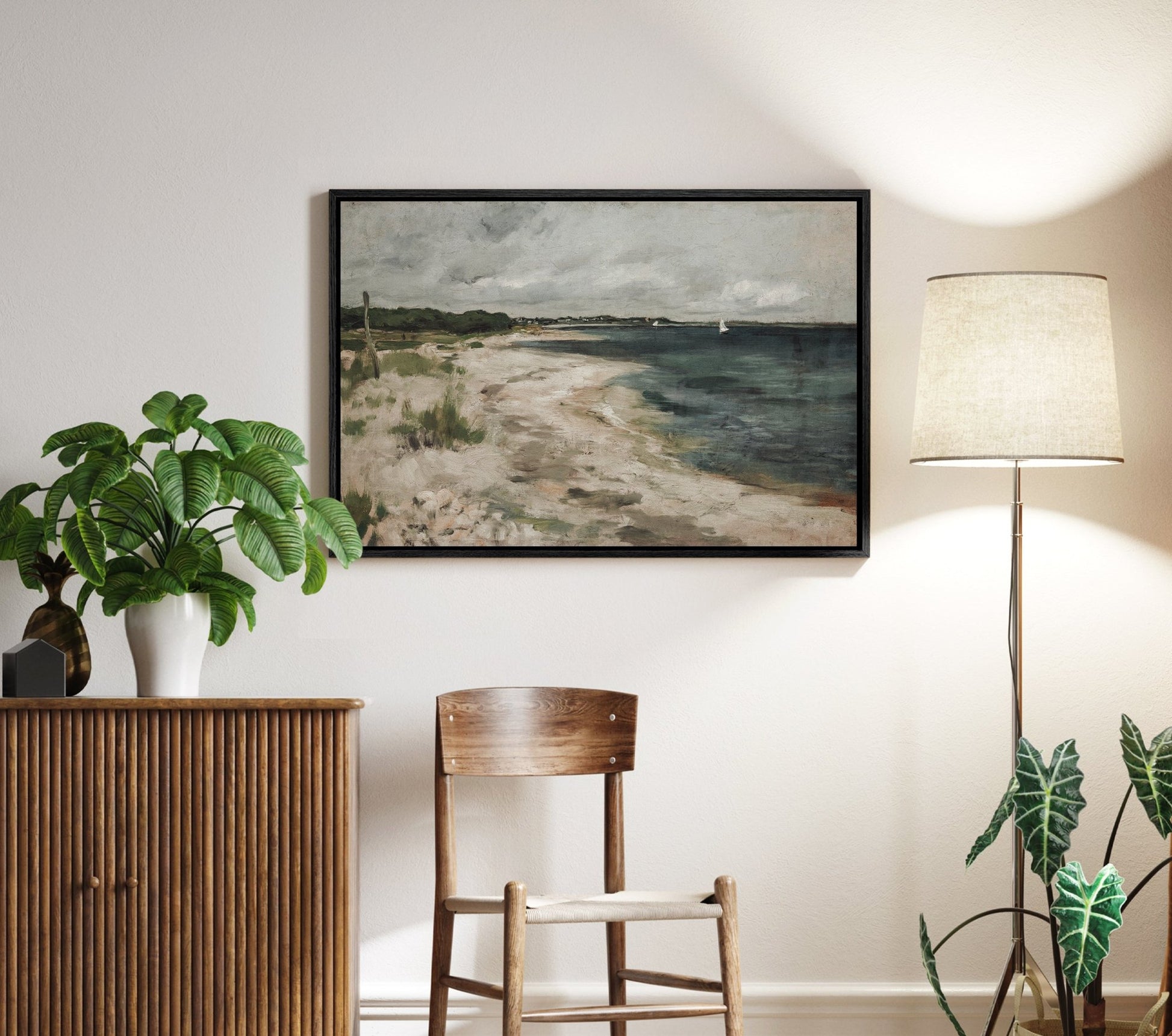 Beach - EasySugerBeachFramed Canvas PrintsEasySugerEasySugerBeach24x16Light