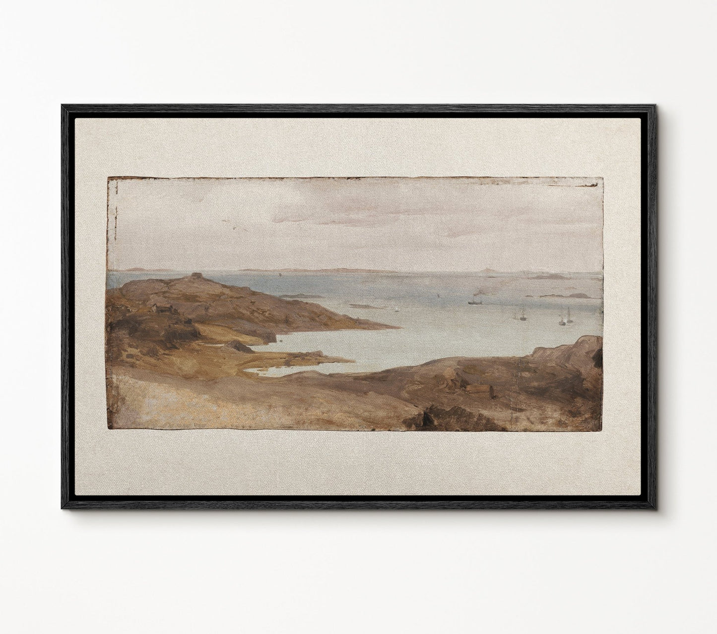 Beach V - EasySugerBeach VFramed Canvas PrintsEasySugerEasySugerBeach V24x16Black