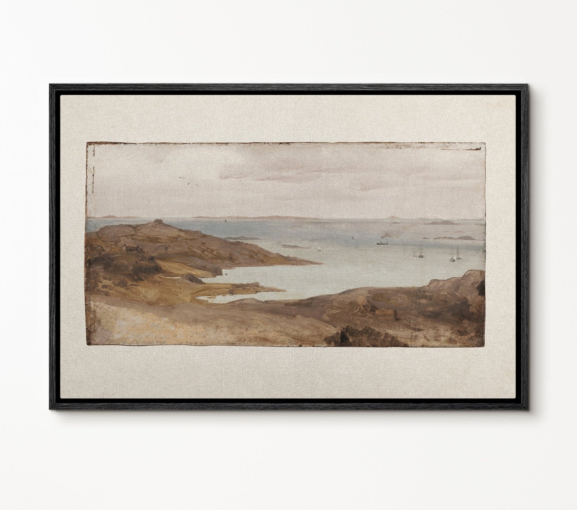 Beach V - EasySugerBeach VFramed Canvas PrintsEasySugerEasySugerBeach V24x16Black