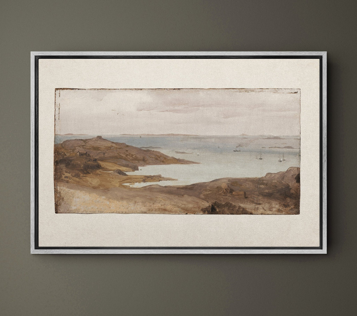 Beach V - EasySugerBeach VFramed Canvas PrintsEasySugerEasySugerBeach V24x16Light