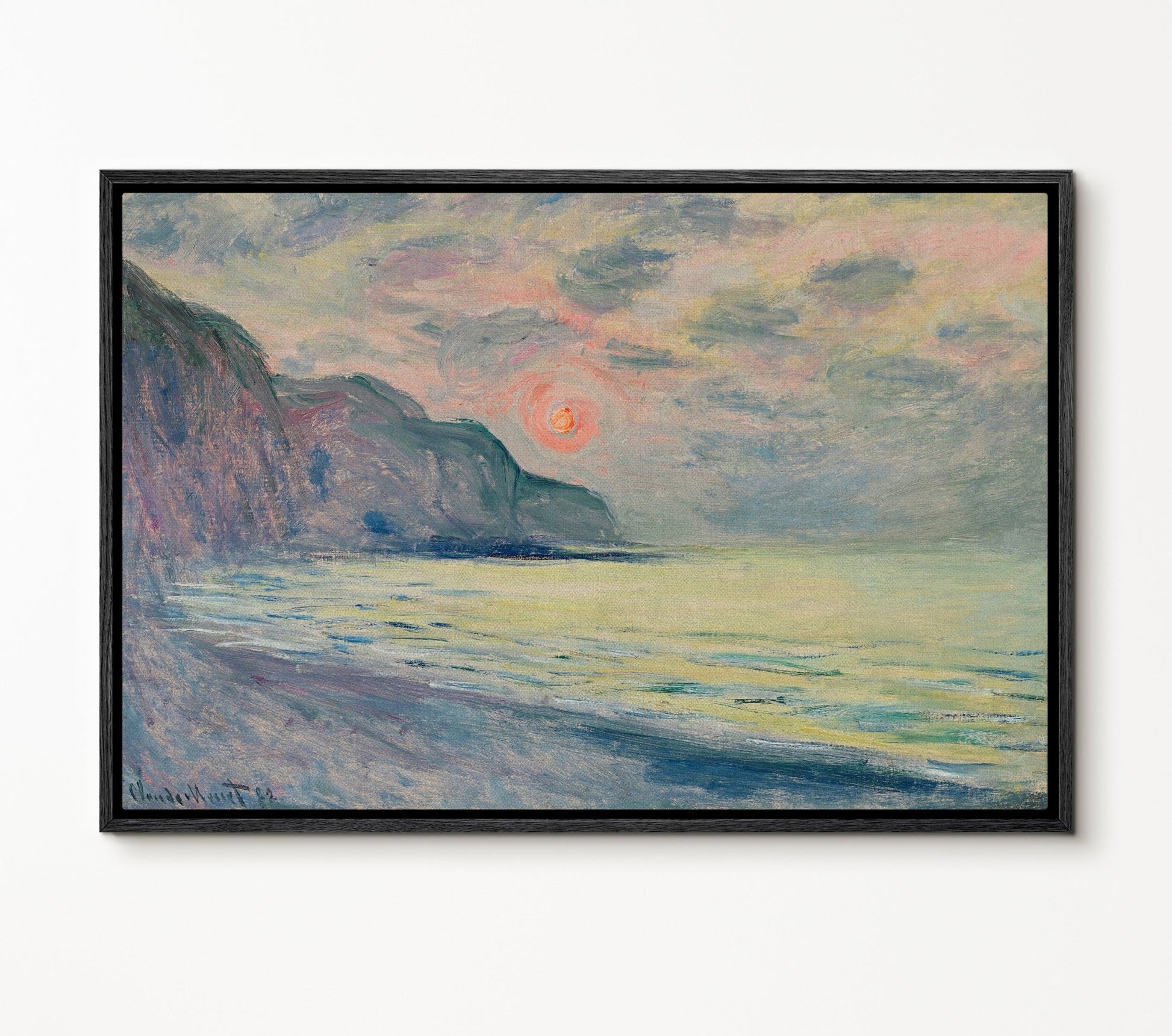 Claude Monet - EasySugerClaude MonetFramed Canvas PrintsEasySugerEasySugerClaude Monet24x16Black