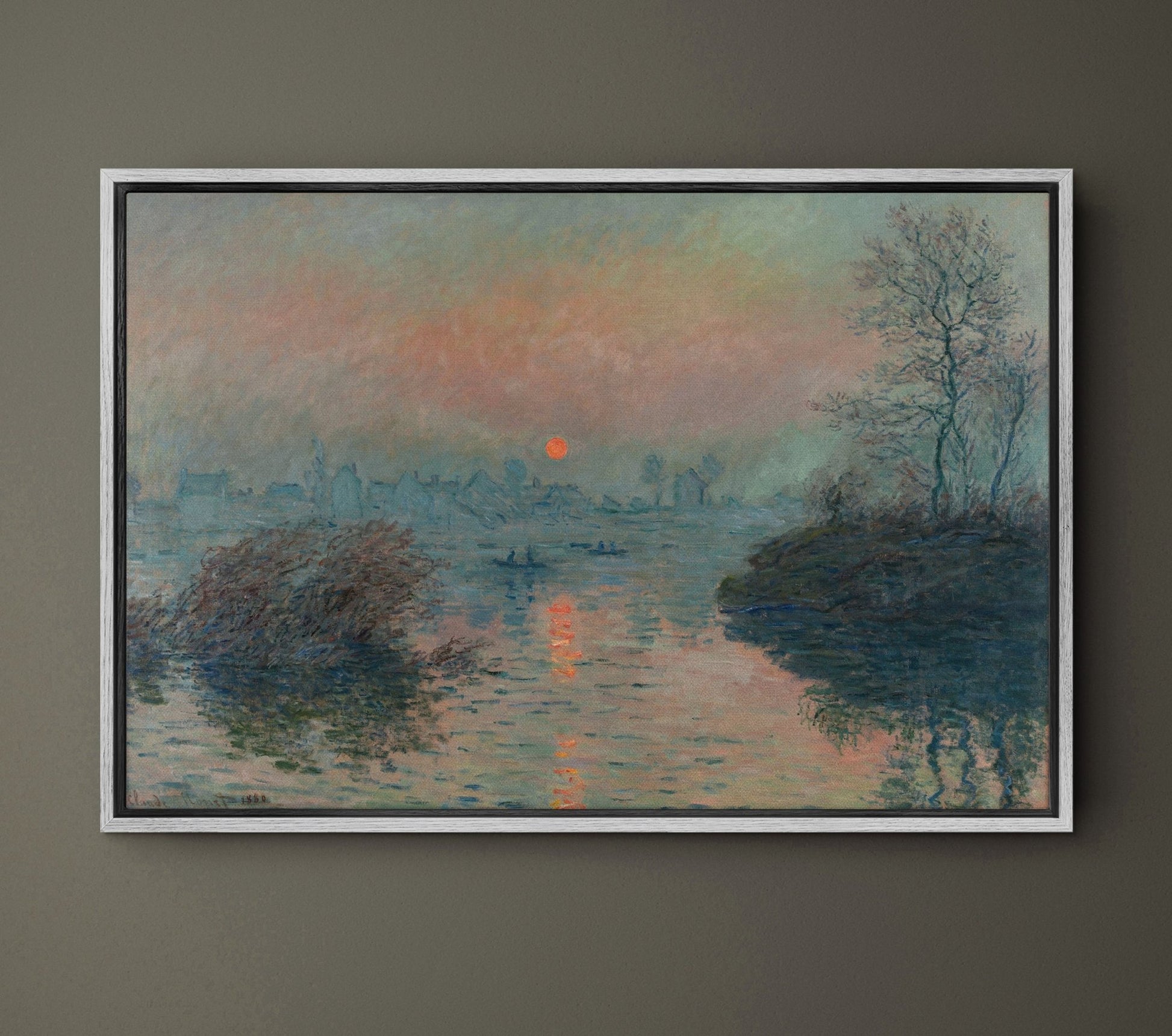 Claude Monet - EasySugerClaude MonetFramed Canvas PrintsEasySugerEasySugerClaude Monet24x16Walnut