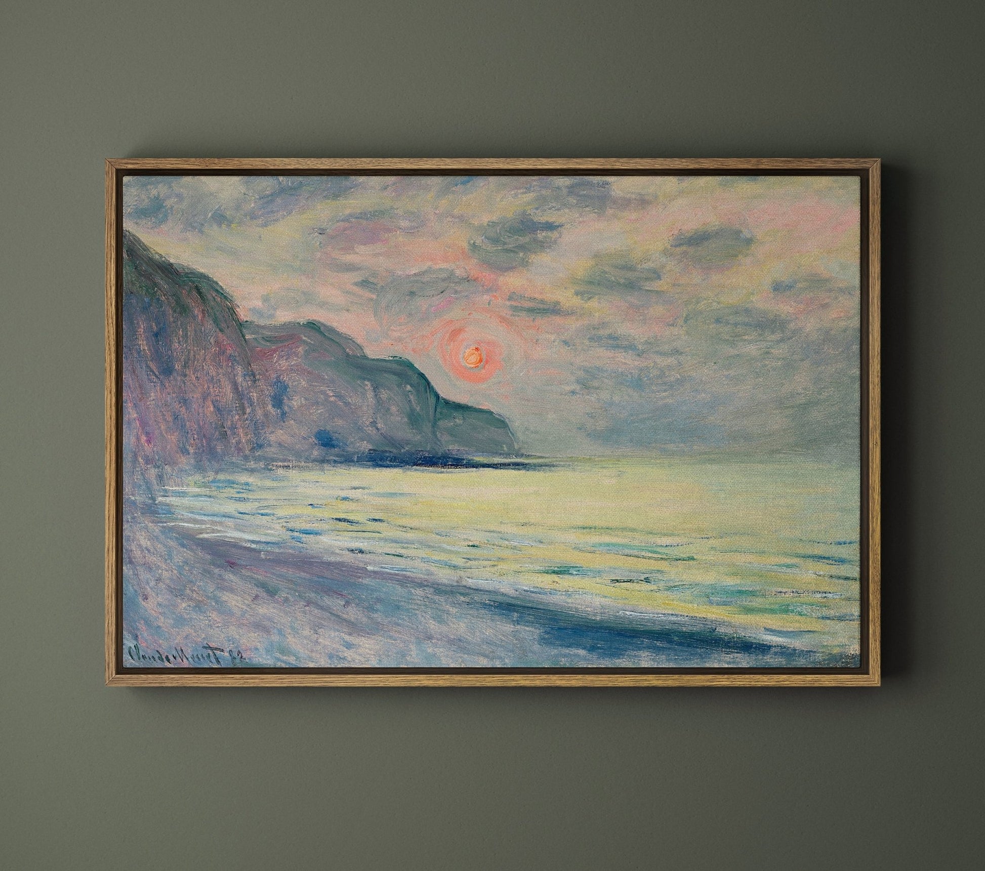 Claude Monet - EasySugerClaude MonetFramed Canvas PrintsEasySugerEasySugerClaude Monet24x16Light