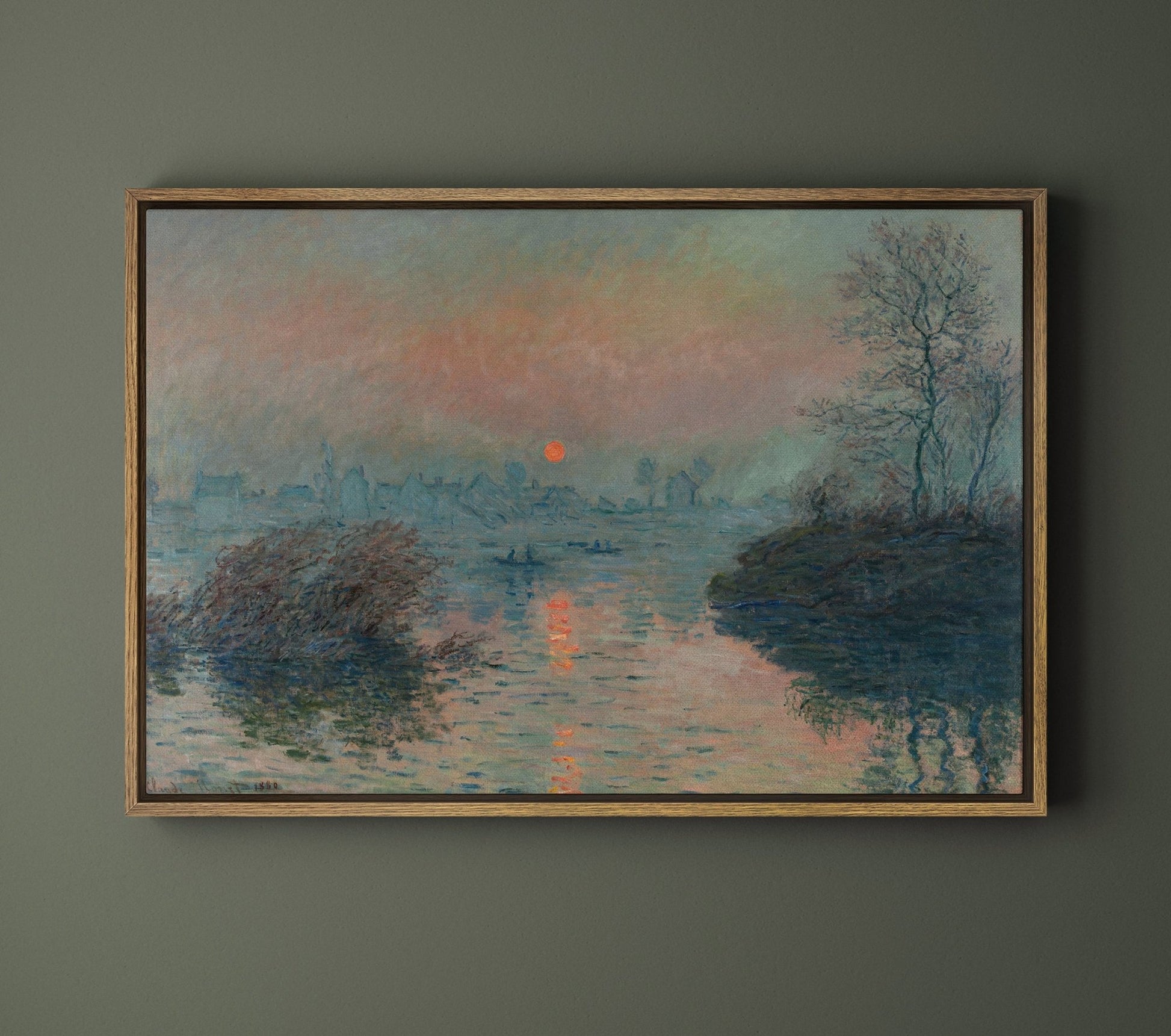 Claude Monet - EasySugerClaude MonetFramed Canvas PrintsEasySugerEasySugerClaude Monet24x16Walnut