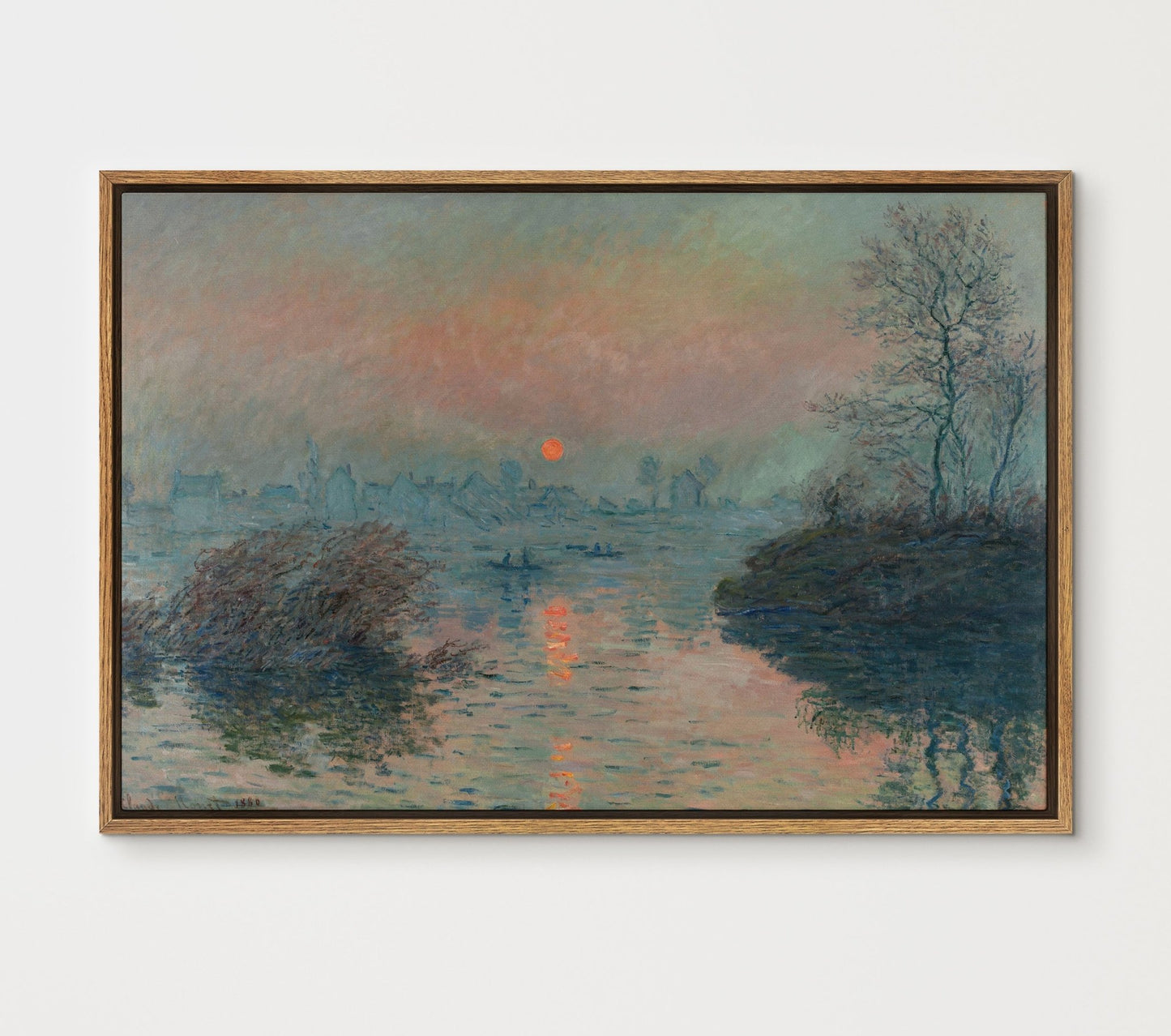 Claude Monet - EasySugerClaude MonetFramed Canvas PrintsEasySugerEasySugerClaude Monet24x16Walnut