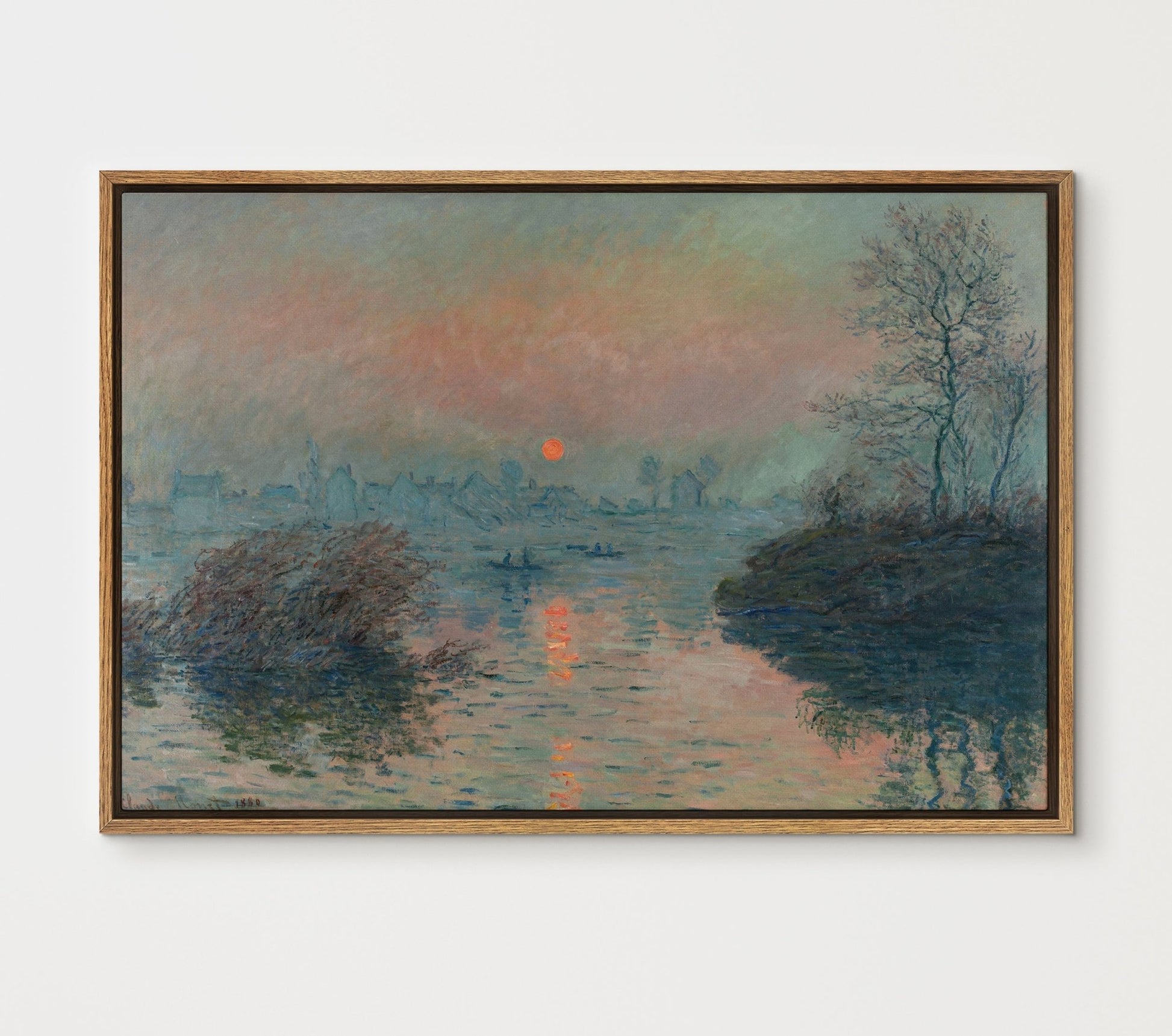 Claude Monet - EasySugerClaude MonetFramed Canvas PrintsEasySugerEasySugerClaude Monet24x16Walnut